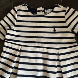 Ralph Lauren Striped Navy and White Dress